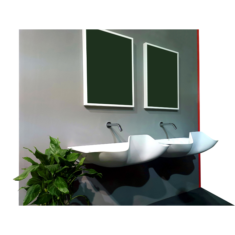 In high-traffic public facilities like airports and train stations, how does the durability of bathroom integrated basin cope with frequent use?