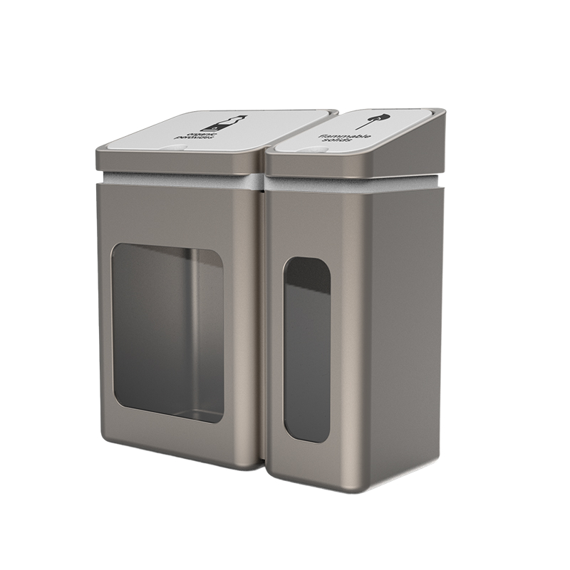 How can the opening style of a garbage can be designed to effectively prevent the spread of odors and the breeding of mosquitoes?